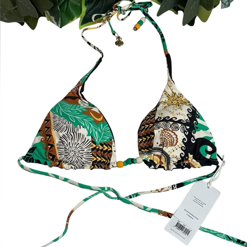 Seafolly Multicolor Tropical Bikini Top